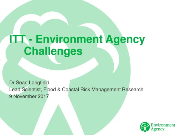 ITT - Environment Agency Challenges