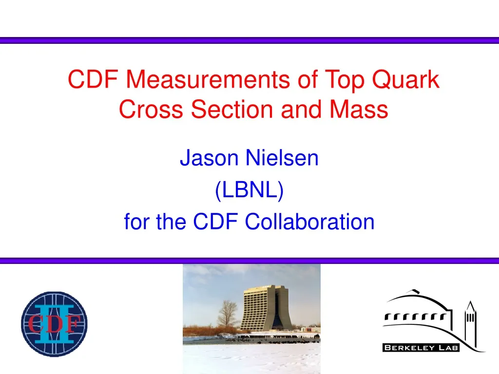 cdf measurements of top quark cross section and mass