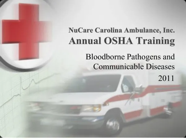 NuCare Carolina Ambulance, Inc. Annual OSHA Training