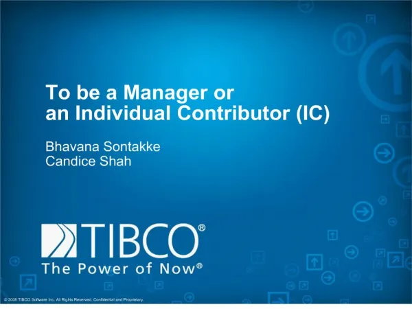 To be a Manager or an Individual Contributor IC