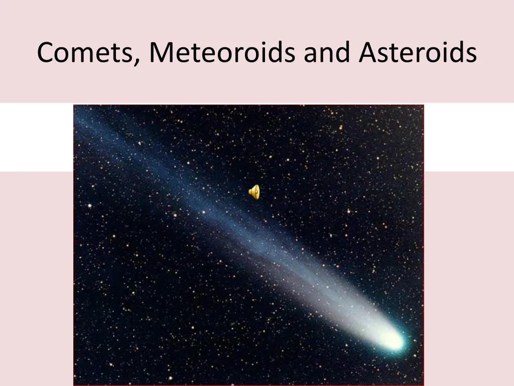 comets meteoroids and asteroids