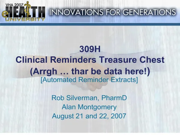 309H Clinical Reminders Treasure Chest