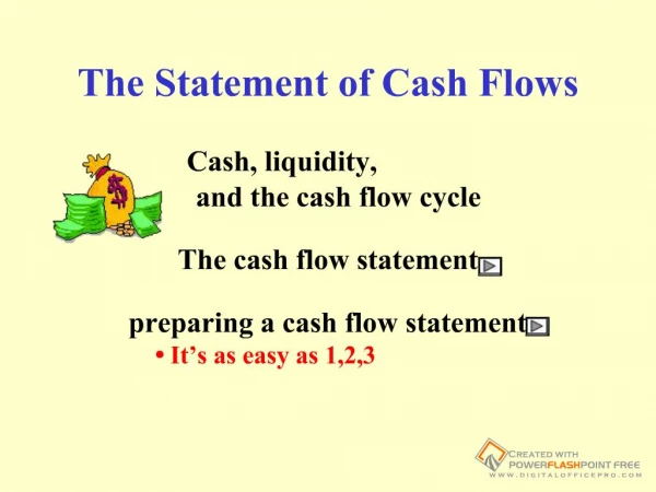 Cash Flow - Power Point