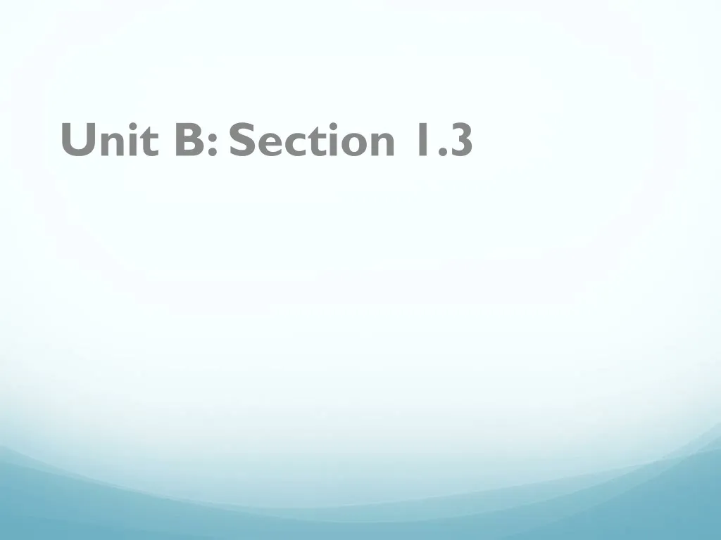 unit b section 1 3