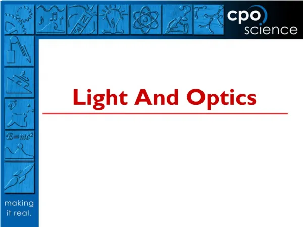 Light And Optics