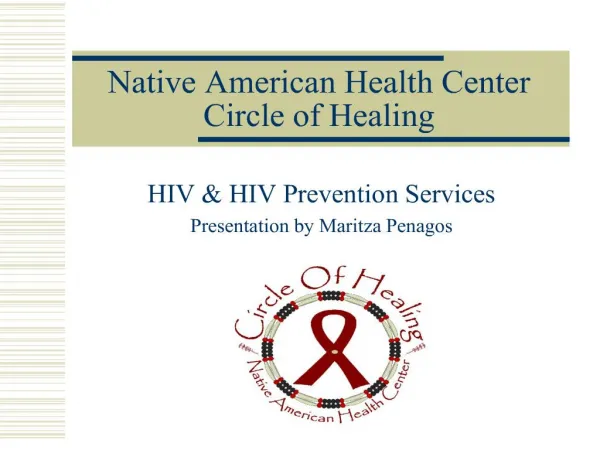 Native American Health Center Circle of Healing