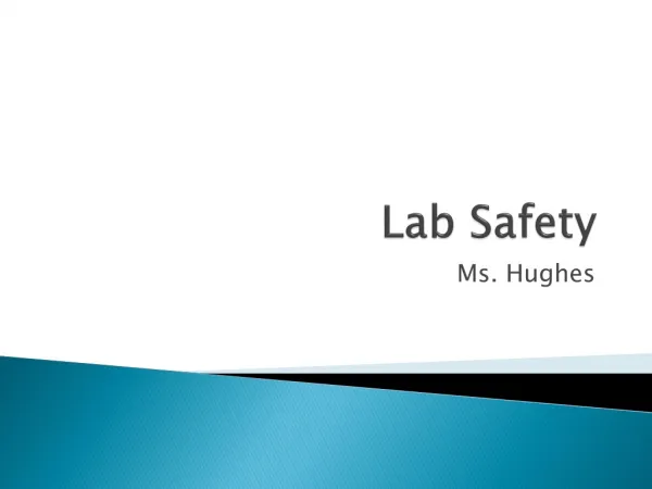 Lab Safety