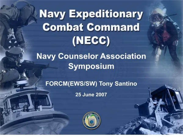 Navy Counselor Association Symposium