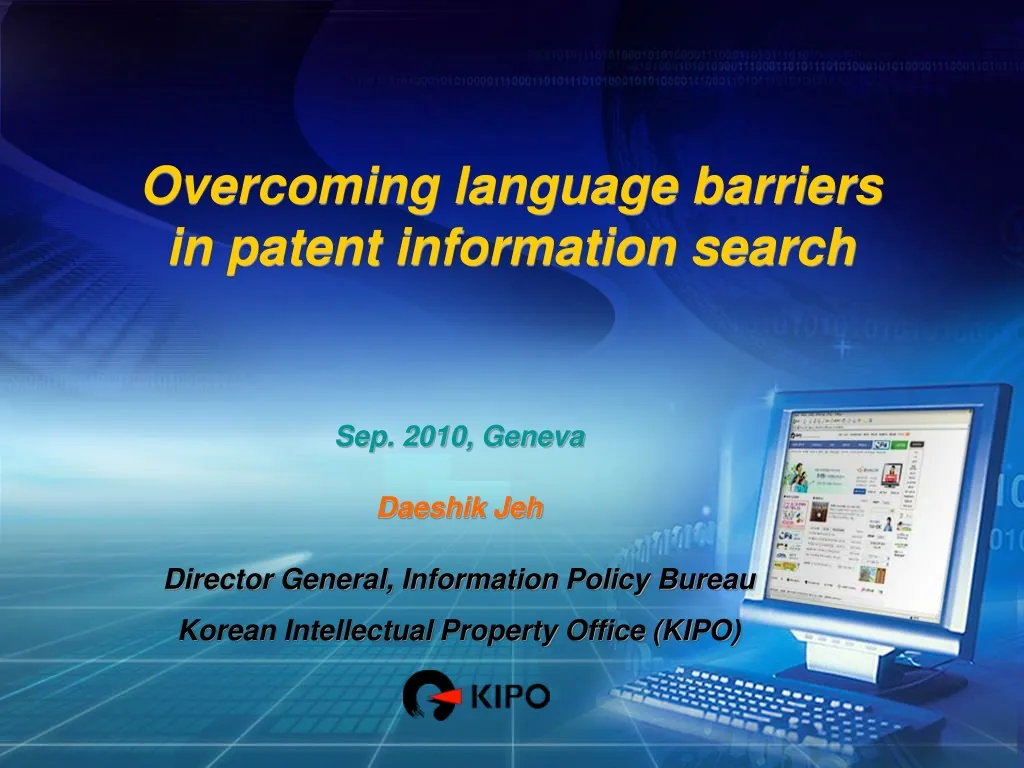 overcoming language barriers in patent