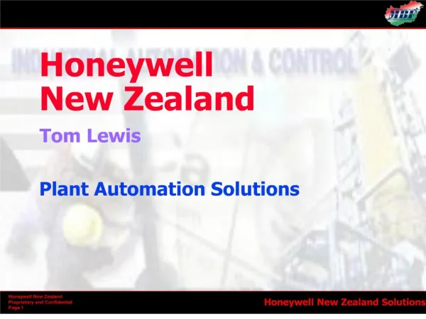 Honeywell New Zealand
