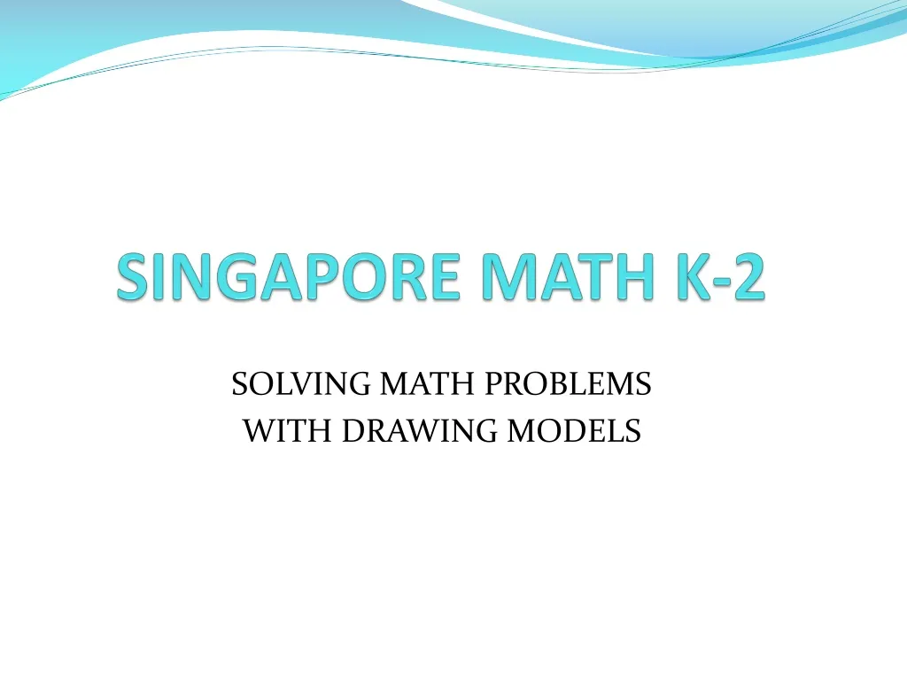 singapore math k 2