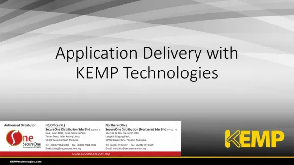Application Delivery with KEMP Technologies