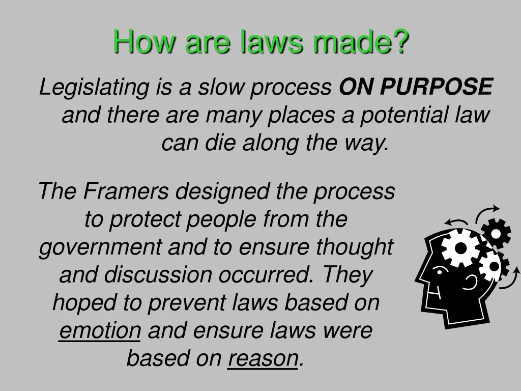 how are laws made