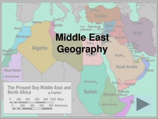 Middle East Geography - slide 1