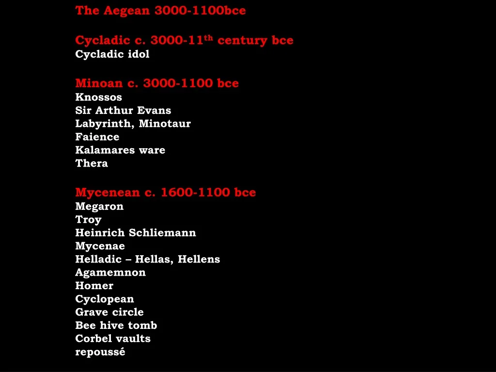 the aegean 3000 1100bce cycladic c 3000