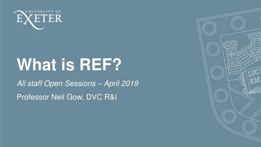 what is ref all staff open sessions april 2019