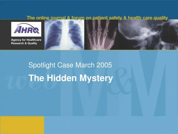 Spotlight Case March 2005