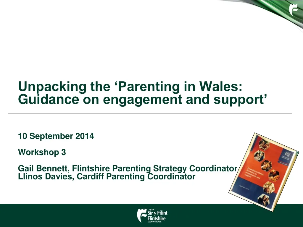 unpacking the parenting in wales guidance