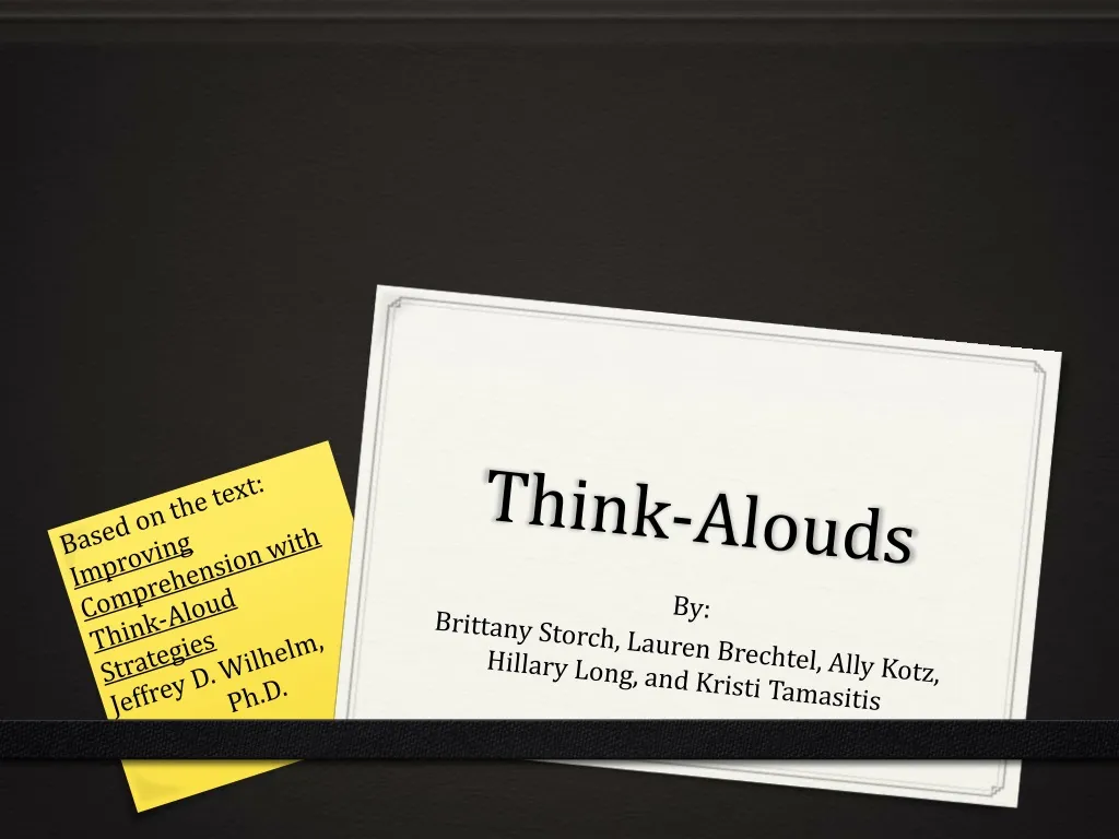 think alouds