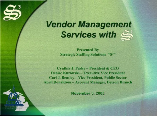 Vendor Management Services with