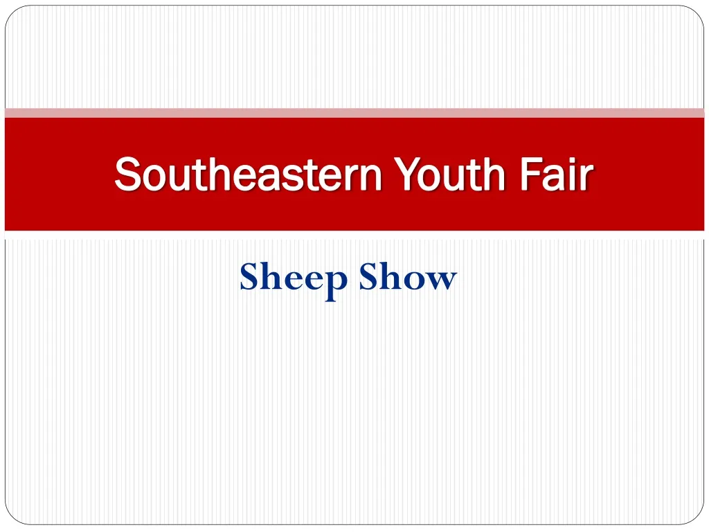 southeastern youth fair