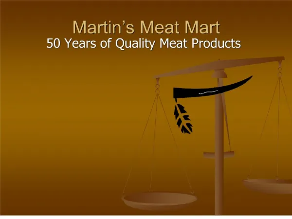 Martin s Meat Mart