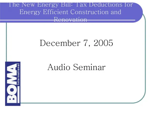 Audio Seminar