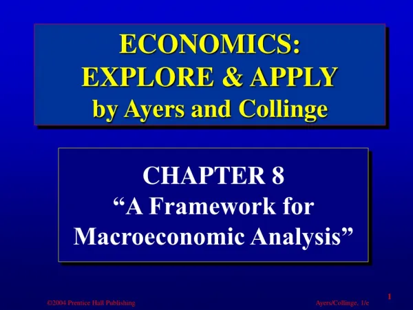CHAPTER 8 “A Framework for Macroeconomic Analysis”