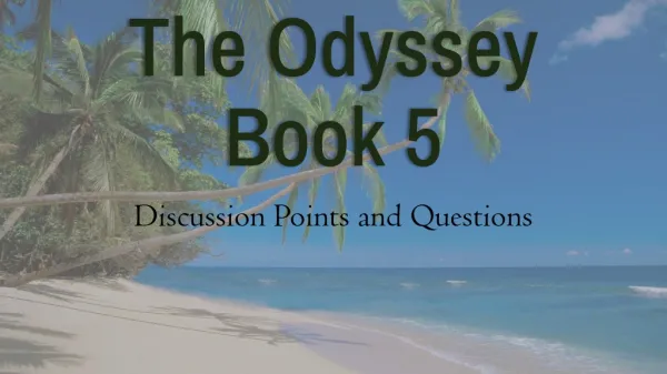 The Odyssey Book 5