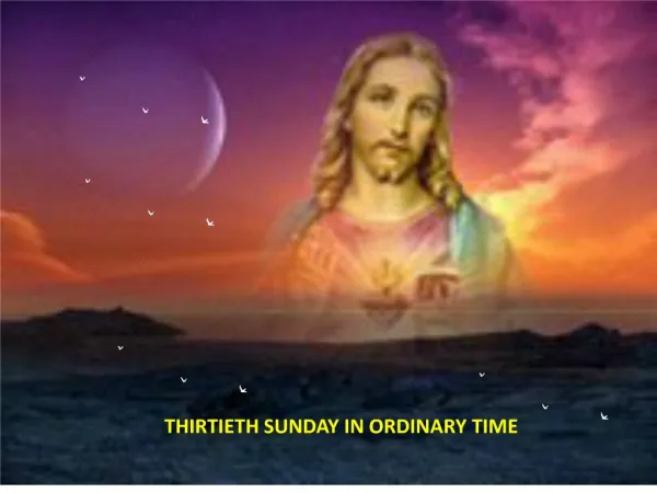 30th Week in Ordinary Time