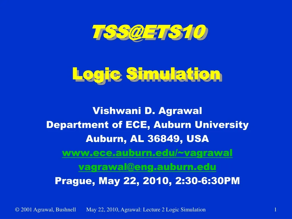 tss@ets10 logic simulation