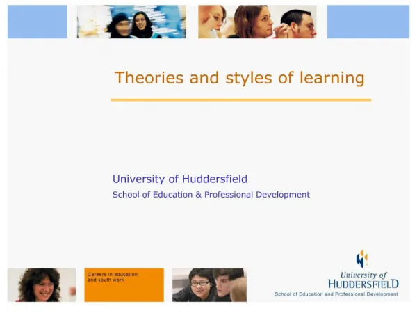 Theories and styles of learning