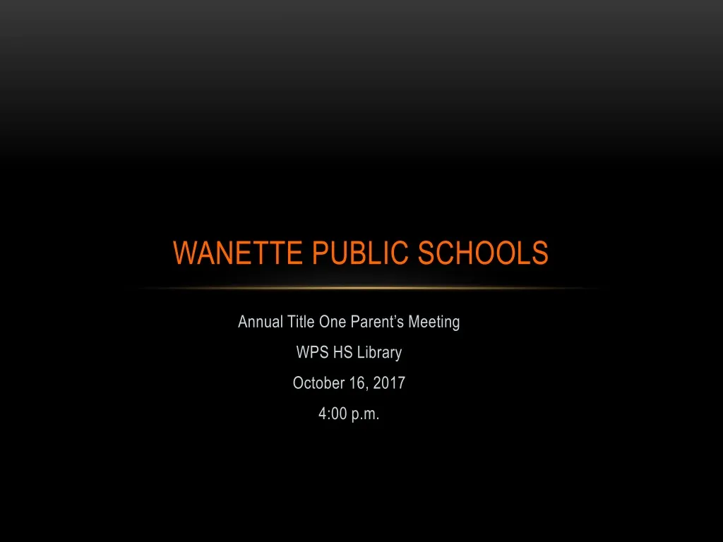 wanette public schools