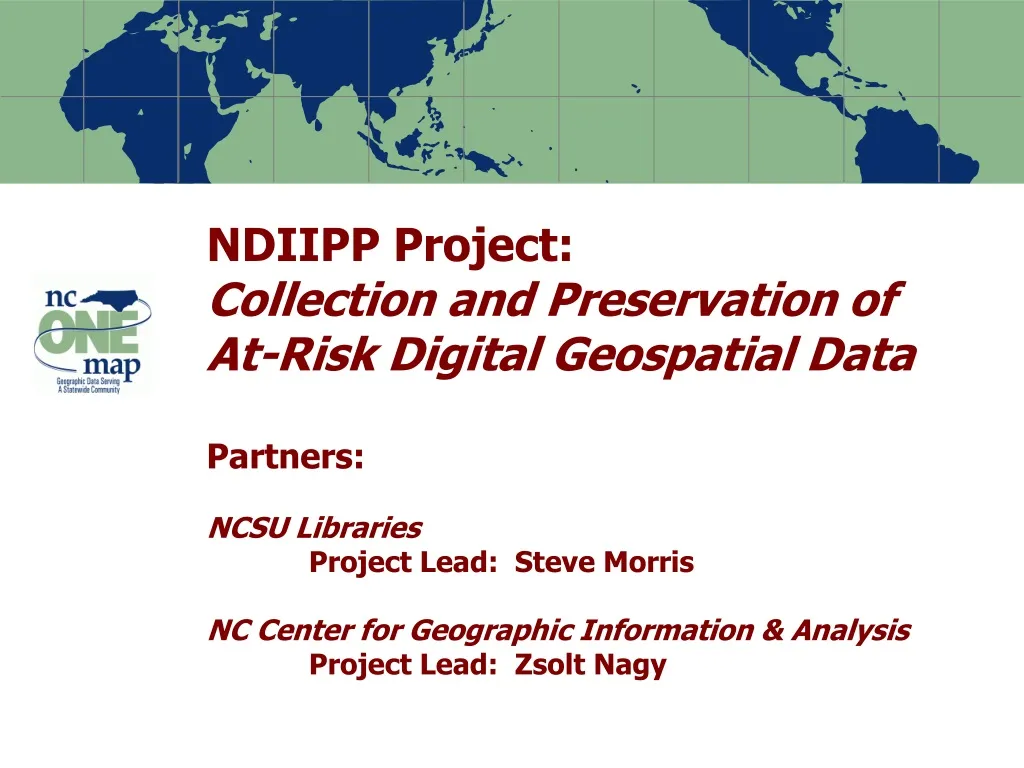 ndiipp project collection and preservation