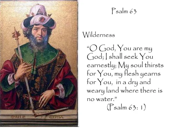 Psalm 63: Wilderness