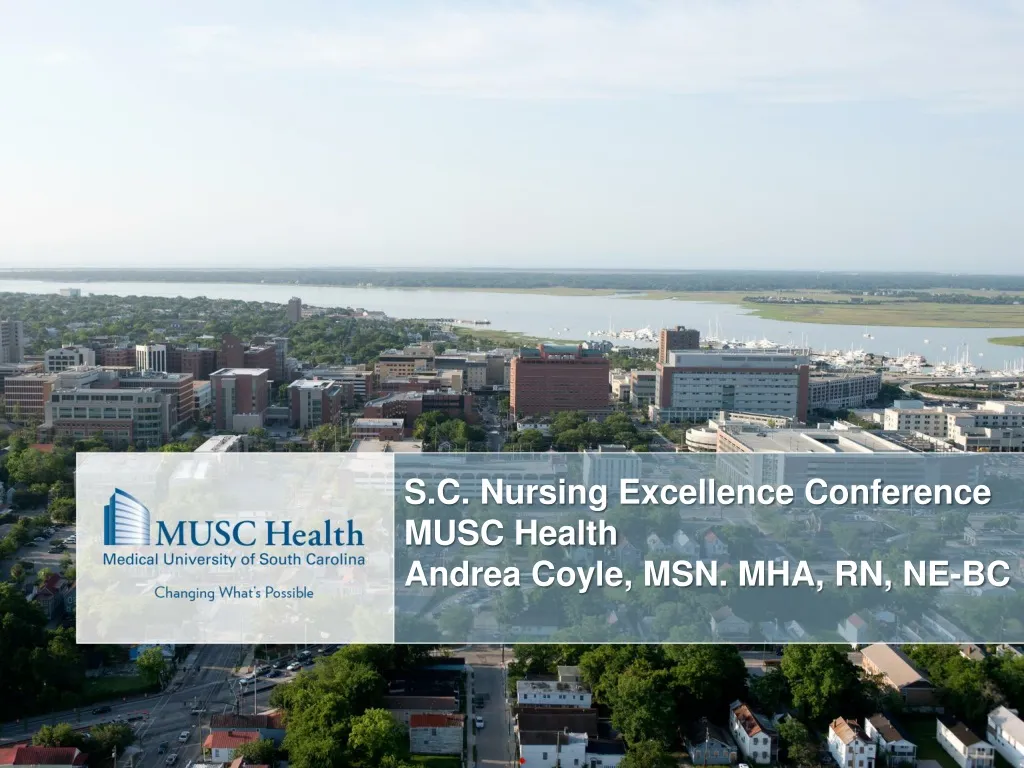 s c nursing excellence conference musc health andrea coyle msn mha rn ne bc