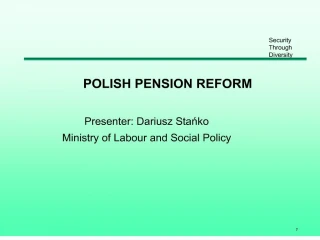 POLISH PENSION REFORM - slide 1