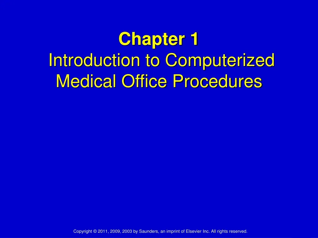 chapter 1 introduction to computerized medical