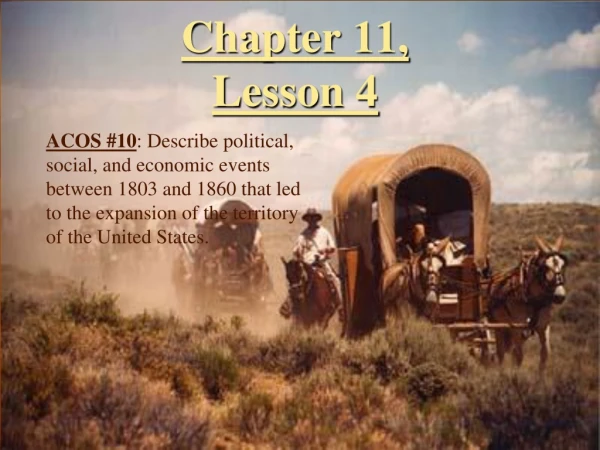 Chapter 11, Lesson 4