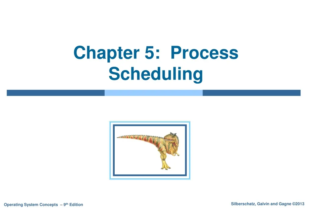 chapter 5 process scheduling