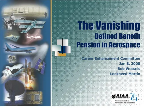 The Vanishing Defined Benefit Pension in Aerospace