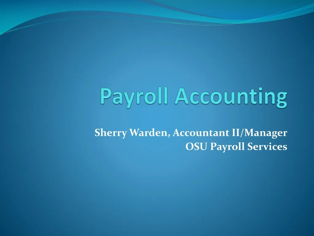 payroll accounting