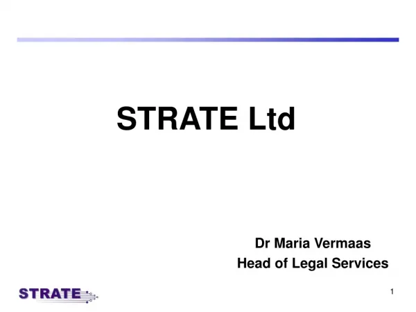 STRATE Ltd