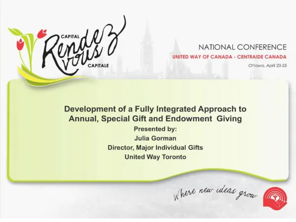 National Conference - Where new ideas grow