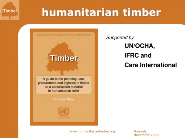 humanitarian timber