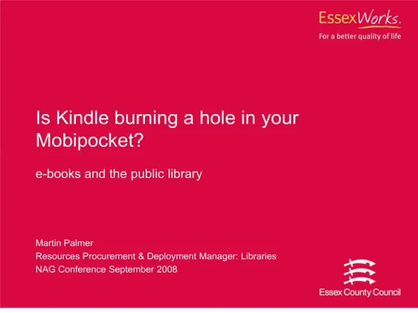 Is Kindle burning a hole in your Mobipocket