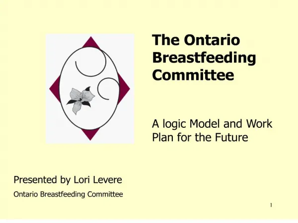 Presented by Lori Levere Ontario Breastfeeding Committee