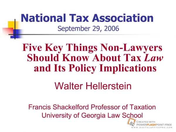 National Tax Association