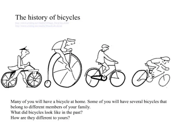 Bicycle History
