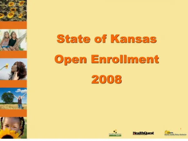 State of Kansas Open Enrollment 2008